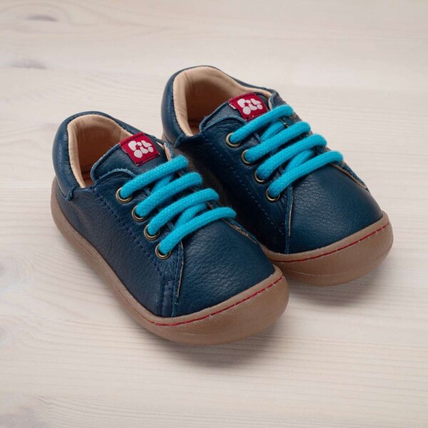 Sneaker Mini Leder blau