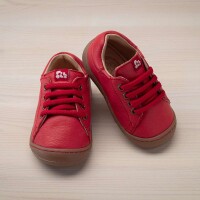 Sneaker Mini Leder rot