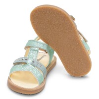Sara Sandale Glitzer mint