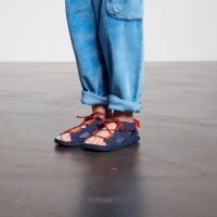 Barfu&szlig;sandale vegan Elefant blau