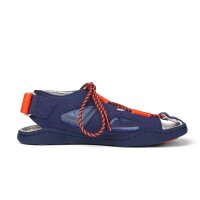 Barfu&szlig;sandale vegan Elefant blau