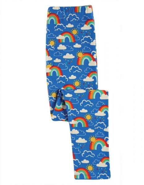 Libby Leggings Rainbow Skies blau