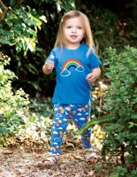 Libby Leggings Rainbow Skies blau