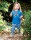 Libby Leggings Rainbow Skies blau
