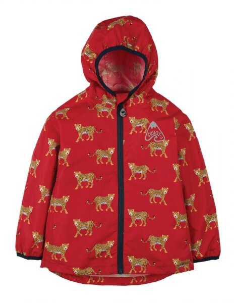 Rain or Shine Regenjacke Leoparden rot