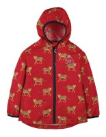 Rain or Shine Regenjacke Leoparden rot