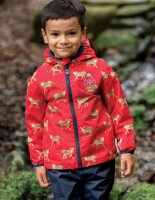 Rain or Shine Regenjacke Leoparden rot