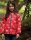 Rain or Shine Regenjacke Leoparden rot