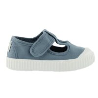 Offener Sneaker Azurblau