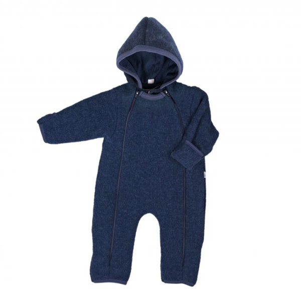 Baby Overall Wollfleece dunkelblau