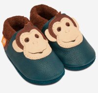 Leder-Hausschuhe Affe King Lui