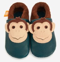 Leder-Hausschuhe Affe King Lui