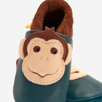 Leder-Hausschuhe Affe King Lui