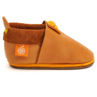 Lauflernschuhe Kautschuksohle Amigo hellbraun