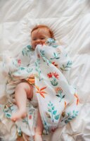 Swaddle Musselin-Tuch 120x120 Botanik