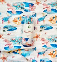 Swaddle Musselin-Tuch 120x120 Fische