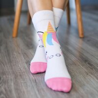 Barfu&szlig;-Socken Einhorn
