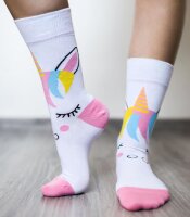 Barfu&szlig;-Socken Einhorn