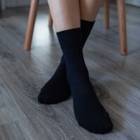 Barfu&szlig;-Socken Schwarz