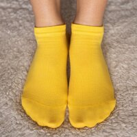 Barfu&szlig;-Sneakersocken Gelb
