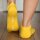 Barfuß-Sneakersocken Gelb