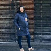 Kurzmantel zum Babytragen Berlin navy