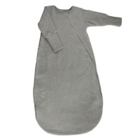 Schlafsack Baumwollfleece graumeliert