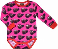 Body Langarm Beaver cerise