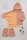 Wendejacke Musselin sienna-ochre