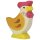 Holztiger Huhn stehend