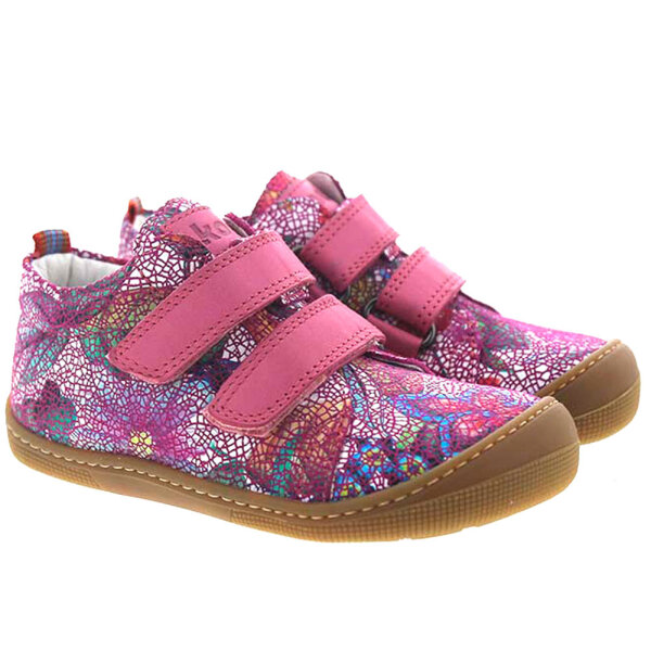 Danny Sneaker Barefoot flowers fuchsia