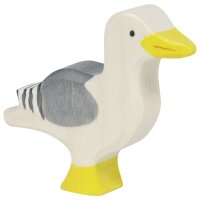 Holztiger Möwe