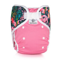 Überhose Duo XL Blumen rosa