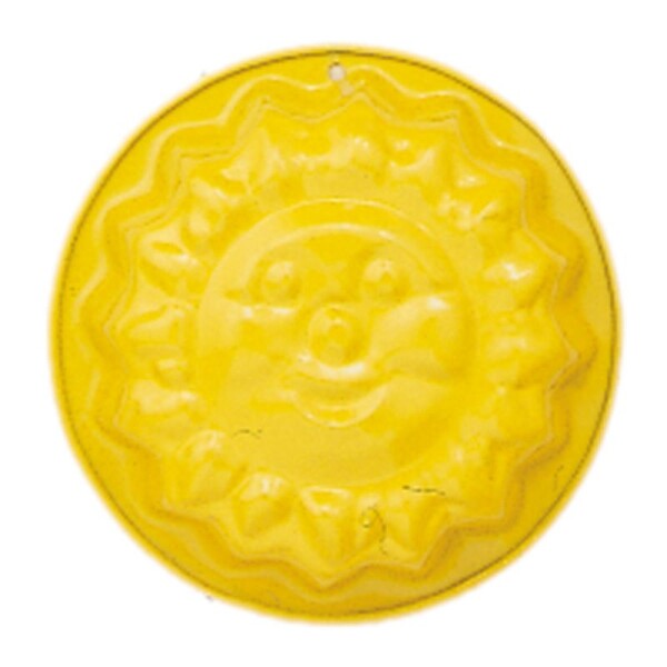 Relief-Sandform Sonne gelb
