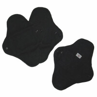 Ecofit Stoffbinden Regular 3er Pack Black