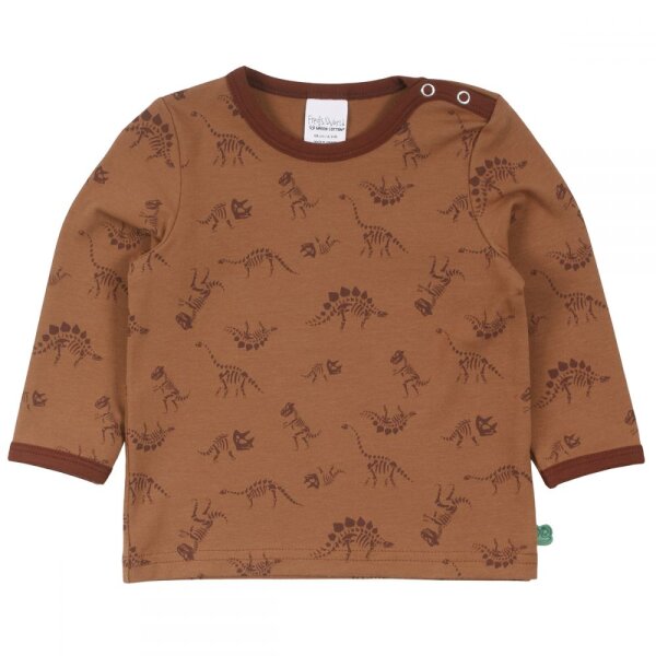 Shirt langarm Dino almond