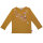 Shirt langarm Schmetterlinge senfgelb
