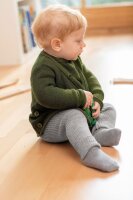 Melange-Jacke oliv-anthrazit