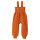 Strick-Trägerhose orange
