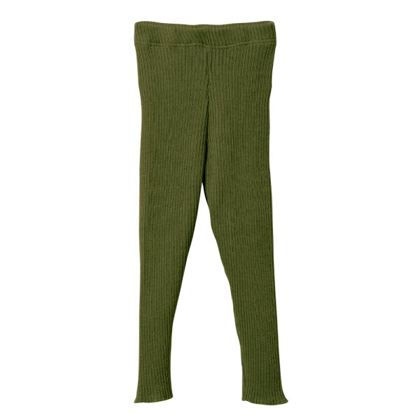 Strick-Leggings Oliv