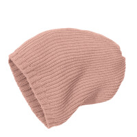 Strickmütze rosé