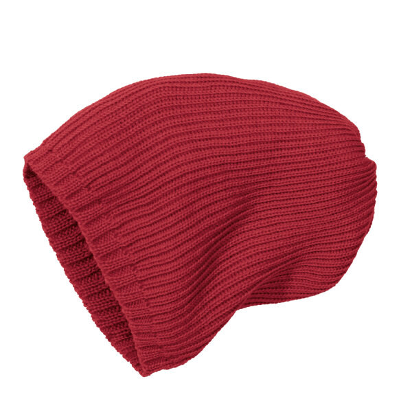 Strickmütze bordeaux