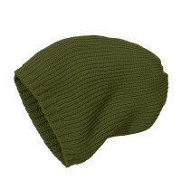 Strickmütze oliv