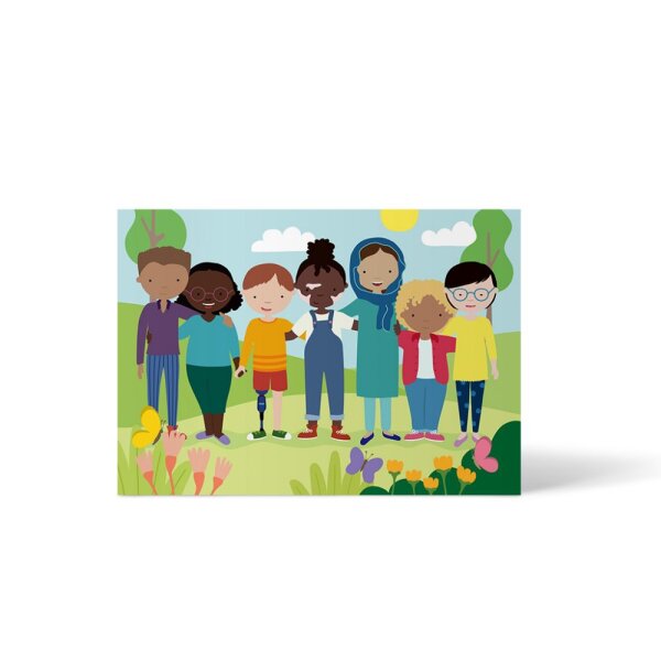 Postkarte Freundschaft