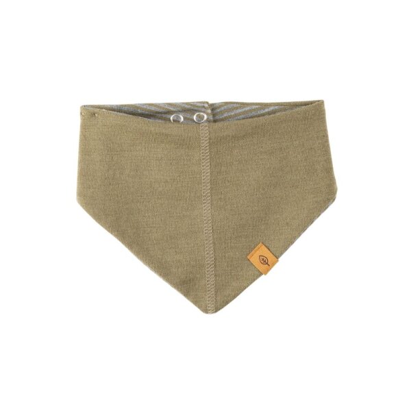 Baby Halstuch Wolle/Seide moos