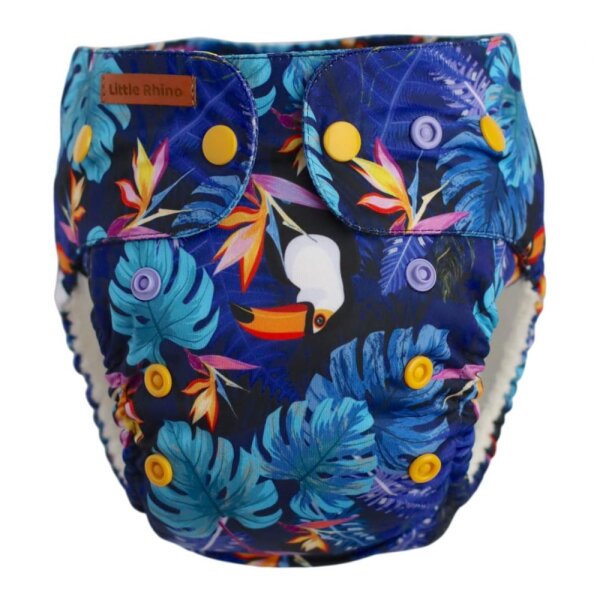 Little Rhino Überhose Toucan Blue