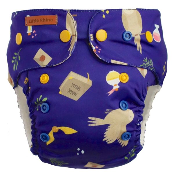 Bambus Pocketwindel Onesize fitted Violet Magic