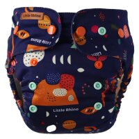 Bambus Pocketwindel Onesize fitted Silent Night