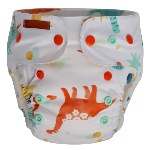 Bambus Pocketwindel Onesize fitted Dino
