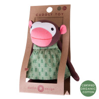 Frida Affenpuppe gr&uuml;nes Kleid